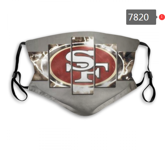 NFL 2020 San Francisco 49ers #31 Dust mask with filter->nfl dust mask->Sports Accessory